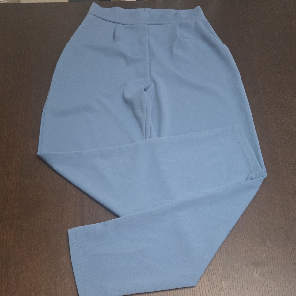 SHEIN Women's Blue Trousers